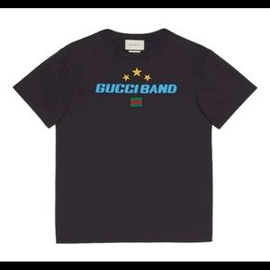 Gucci #565806 "Gucci Band" Black Cotton Jersey, Size small